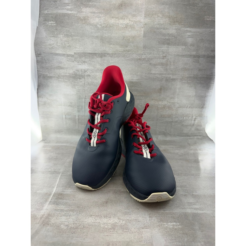 G/FORE MG4+ Golf Shoes Men Sz 10 Twilight Navy Red White G4MF21EF27